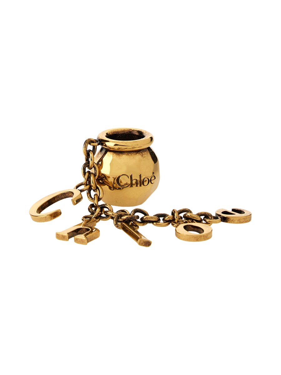 CHARM PER BRACCIALE SPHERE CHLOÉ LETTER DICE