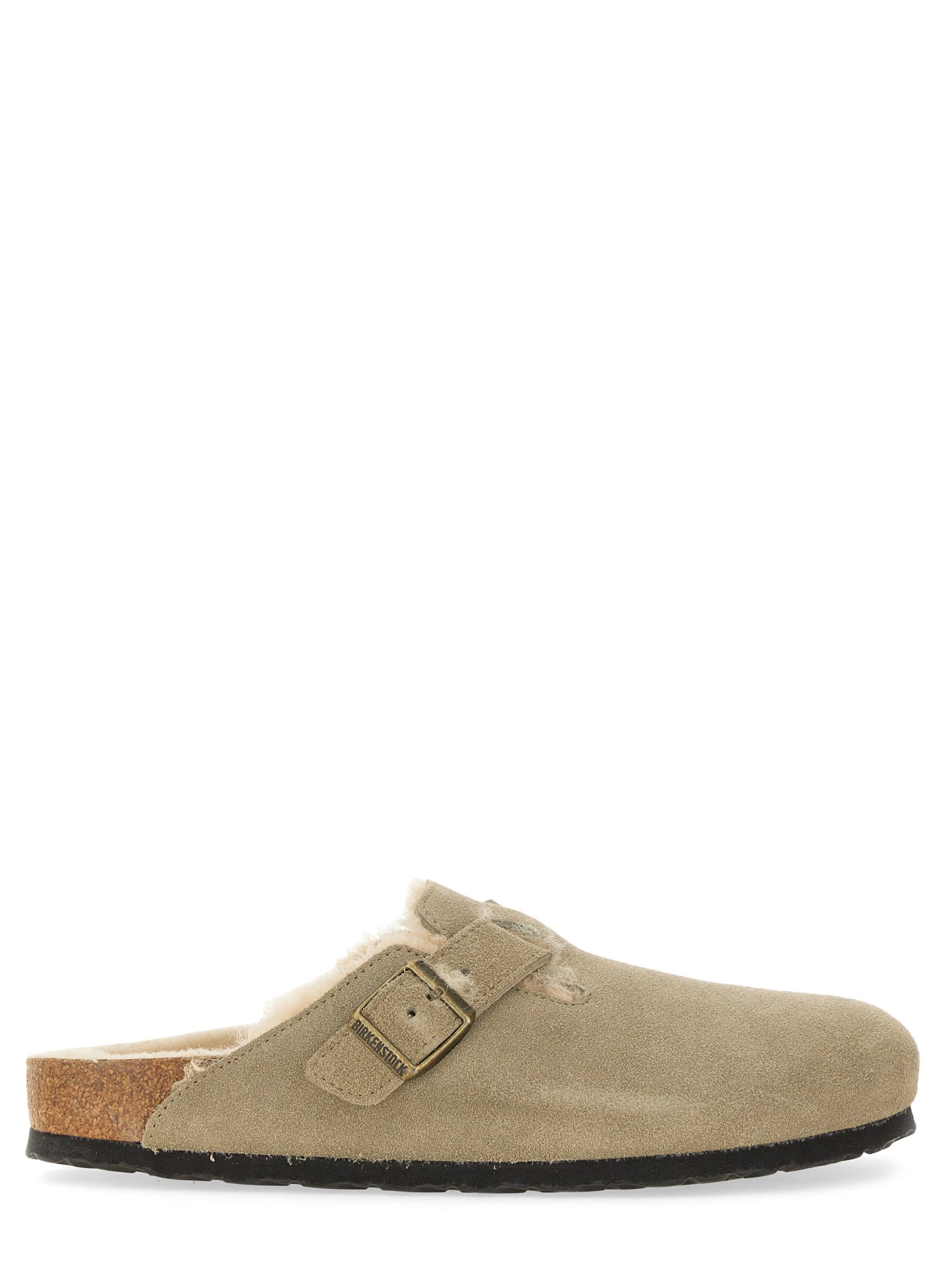 Birkenstock Boston Taupe Sandal In Brown