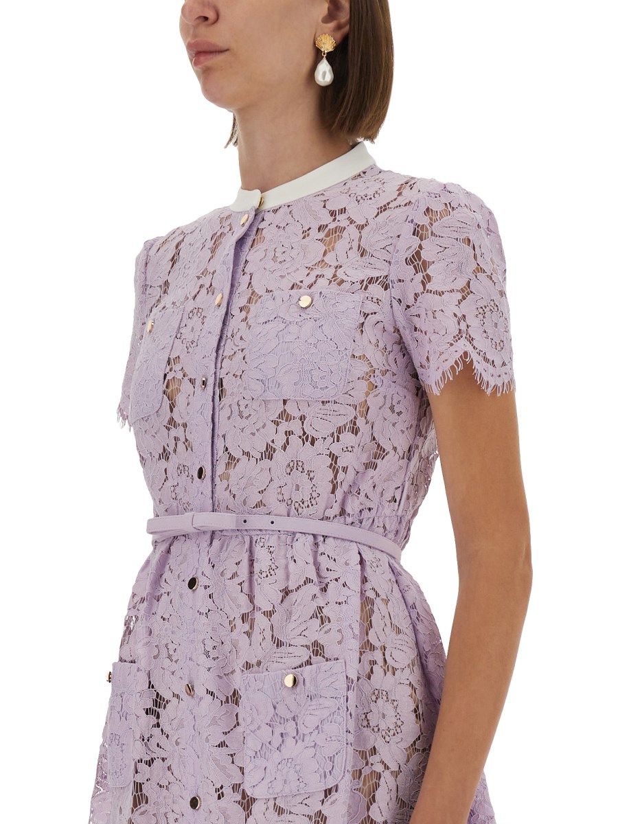 ABITO MIDI IN PIZZO