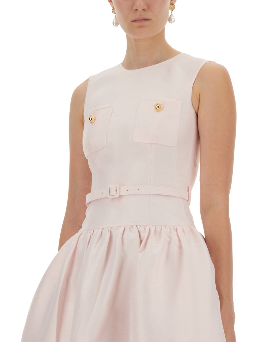 ABITO MIDI IN TAFFETA