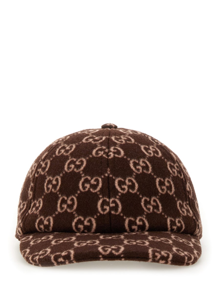 CAPPELLO DA BASEBALL IN LANA GG