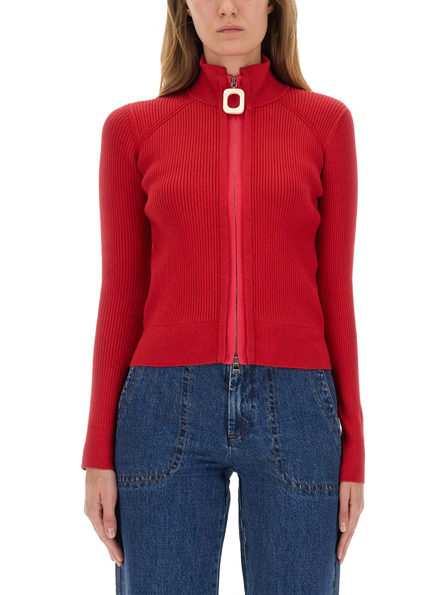 CARDIGAN ADERENTE CON ZIP