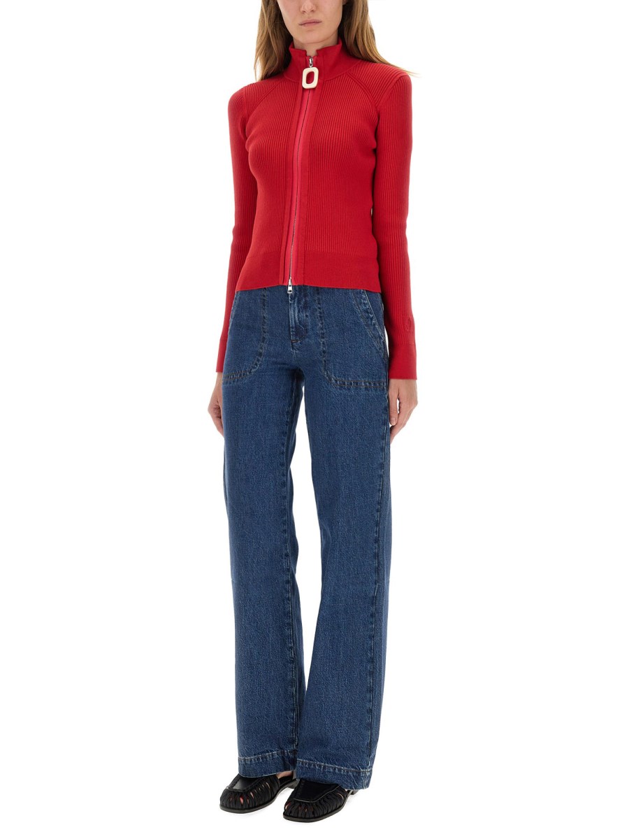 CARDIGAN ADERENTE CON ZIP