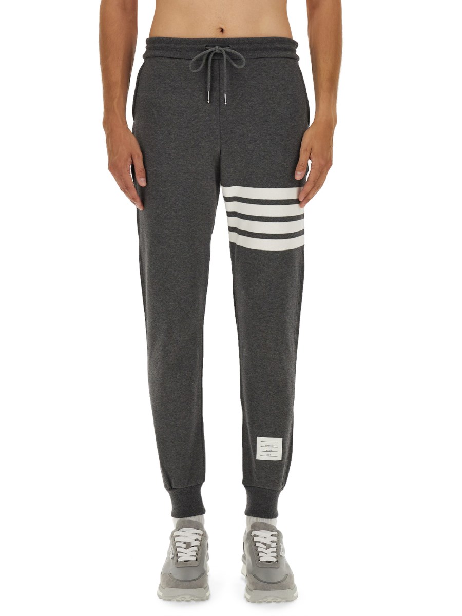 PANTALONE CLASSICO IN FELPA DI COTONE