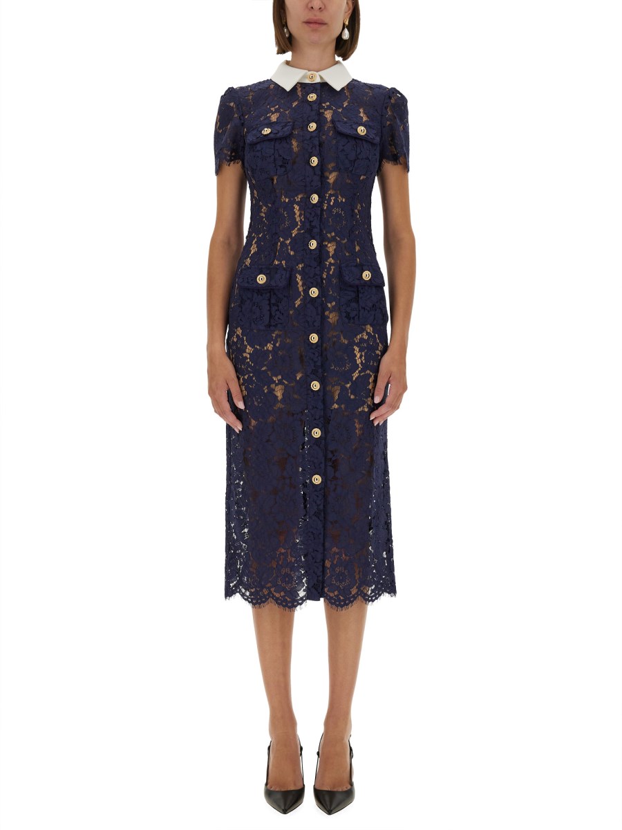 ABITO MIDI IN PIZZO