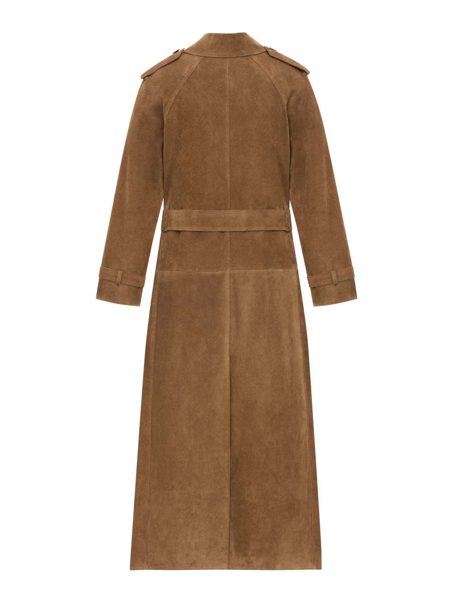 TRENCH IN SUEDE