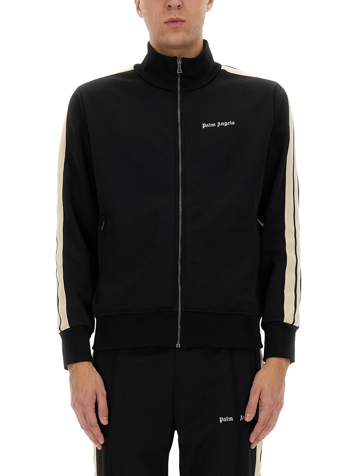 palm angels track jacket with zipper