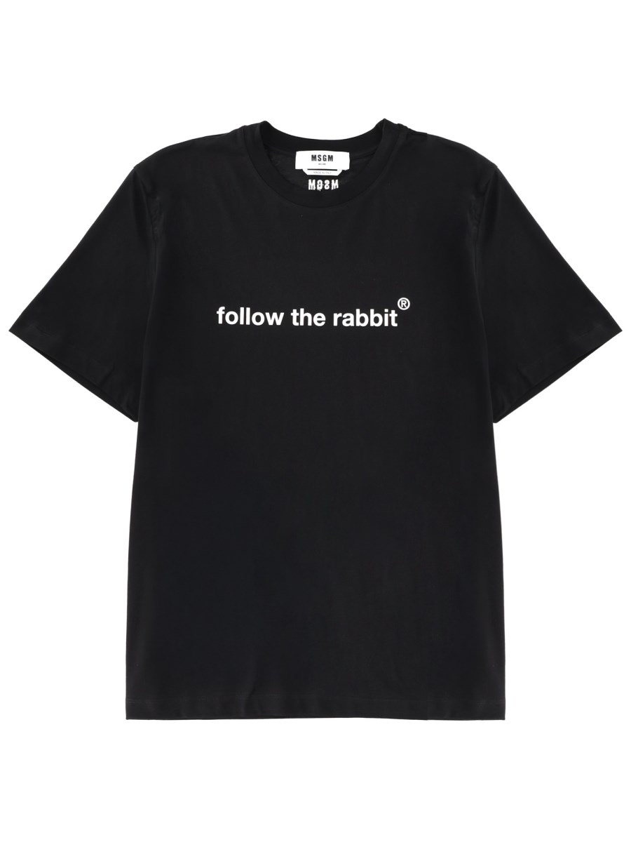 T-SHIRT FOLLOW THE RABBIT