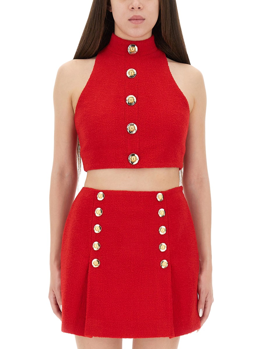 CROP TOP IN LANA
