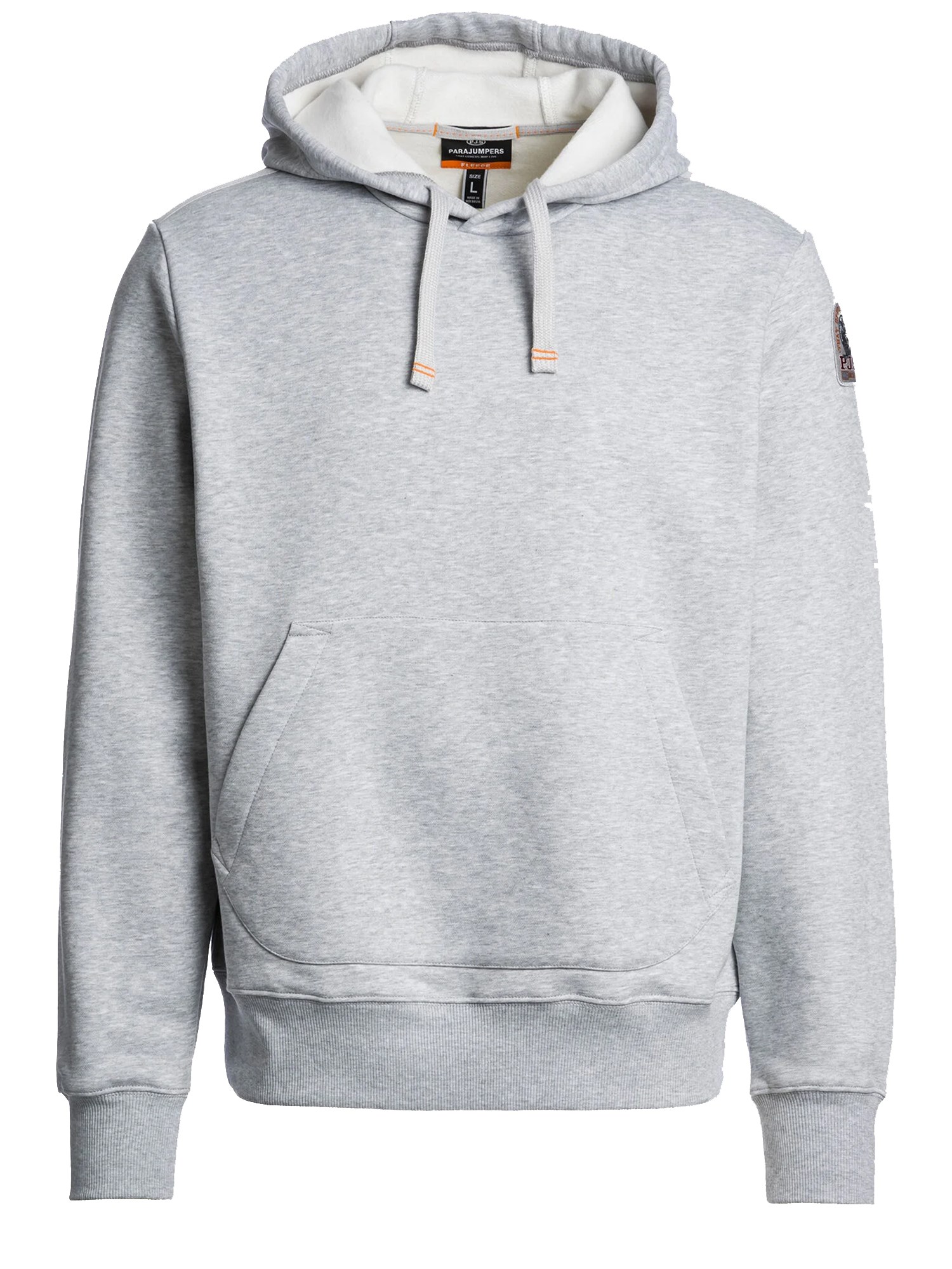 Parajumpers Everest Hooded Sweatshirt Kangaroo Pocket In Gray