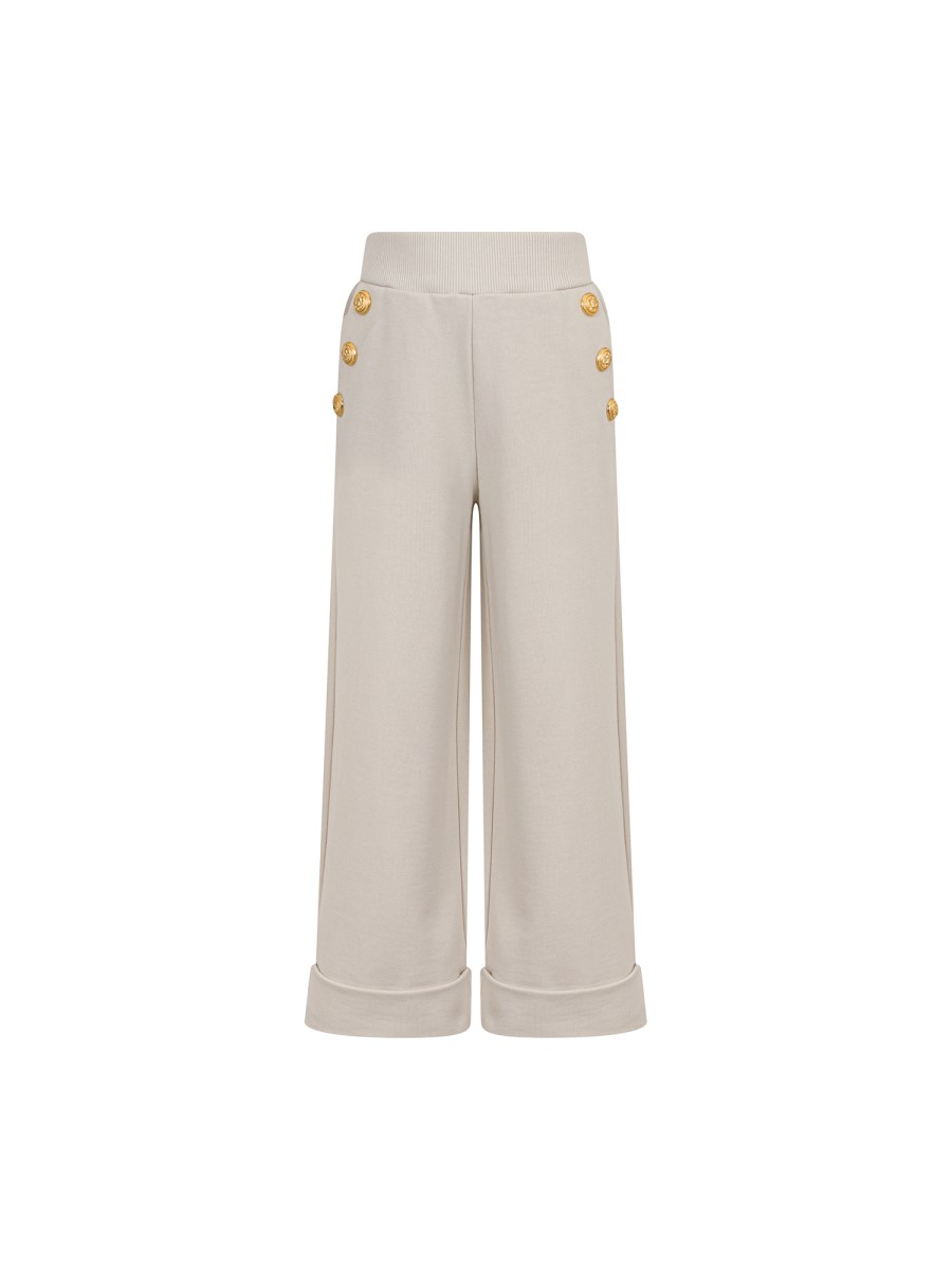 PANTALONI LARGHI CON BOTTONI