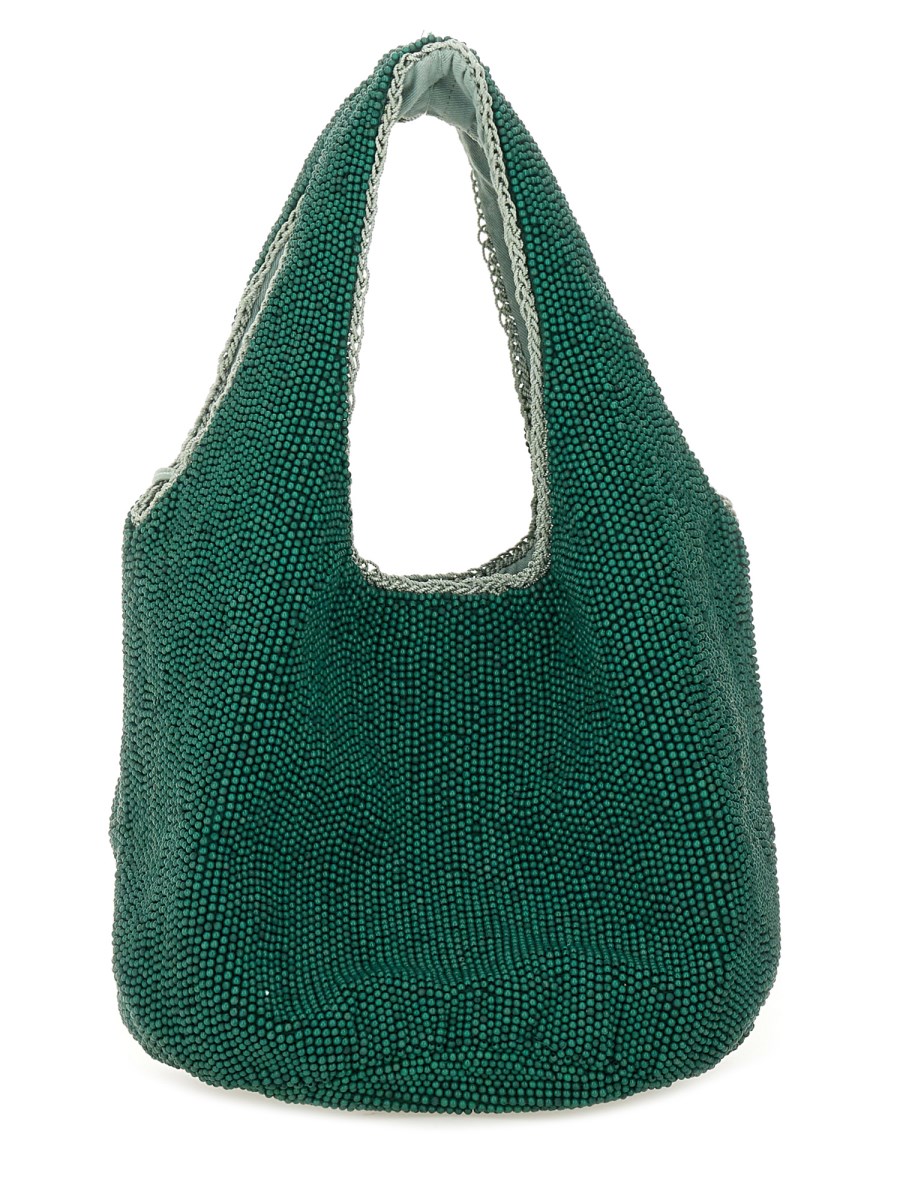 BORSA TOTE MINI CON PERLINE