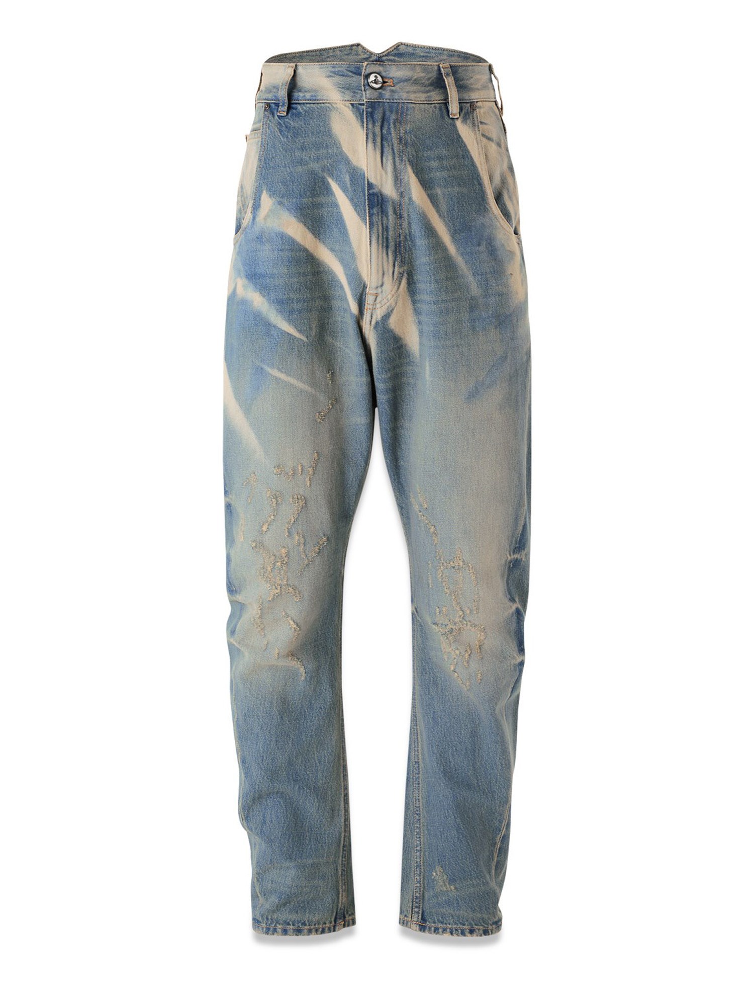 Vivienne Westwood "buckle Back" Jeans In Blue