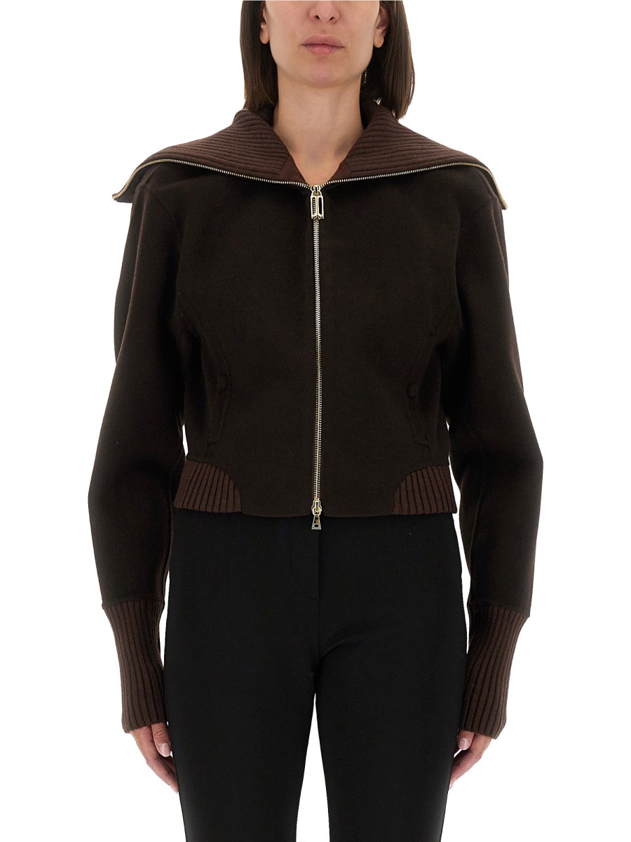 GIACCA IN LANA CON ZIP