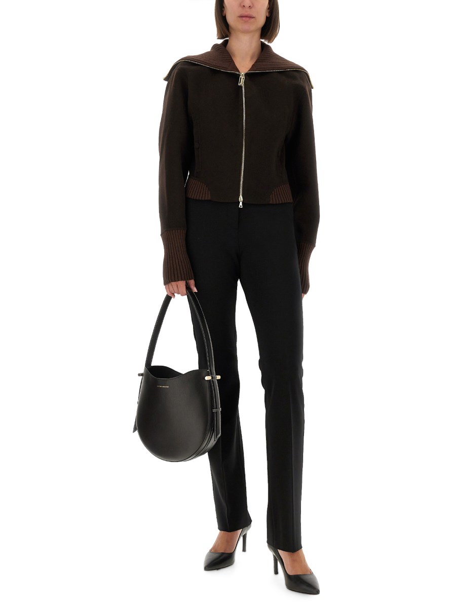 GIACCA IN LANA CON ZIP