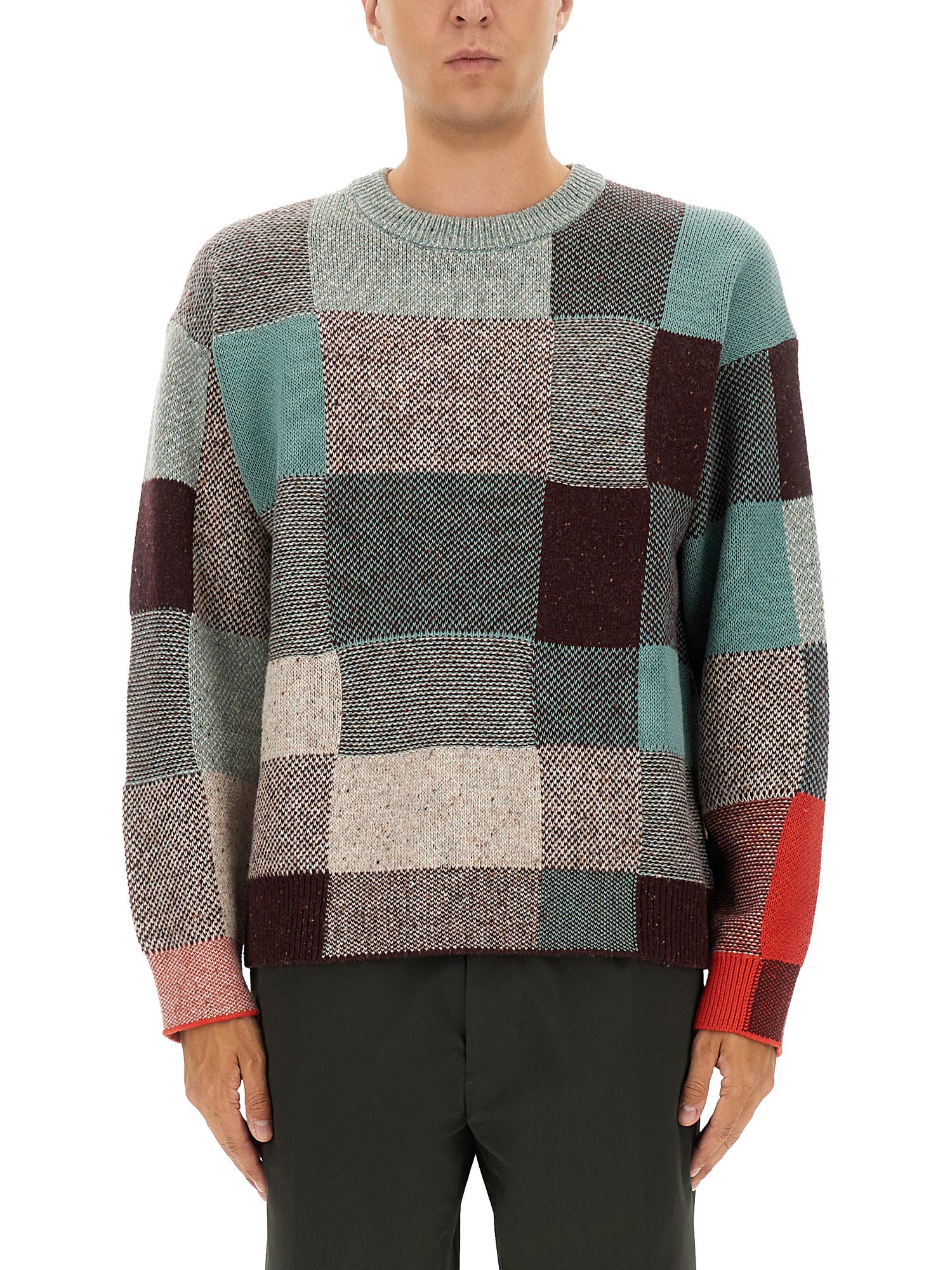 Ps By Paul Smith Ps Paul Smith Blue Sweater In Multi