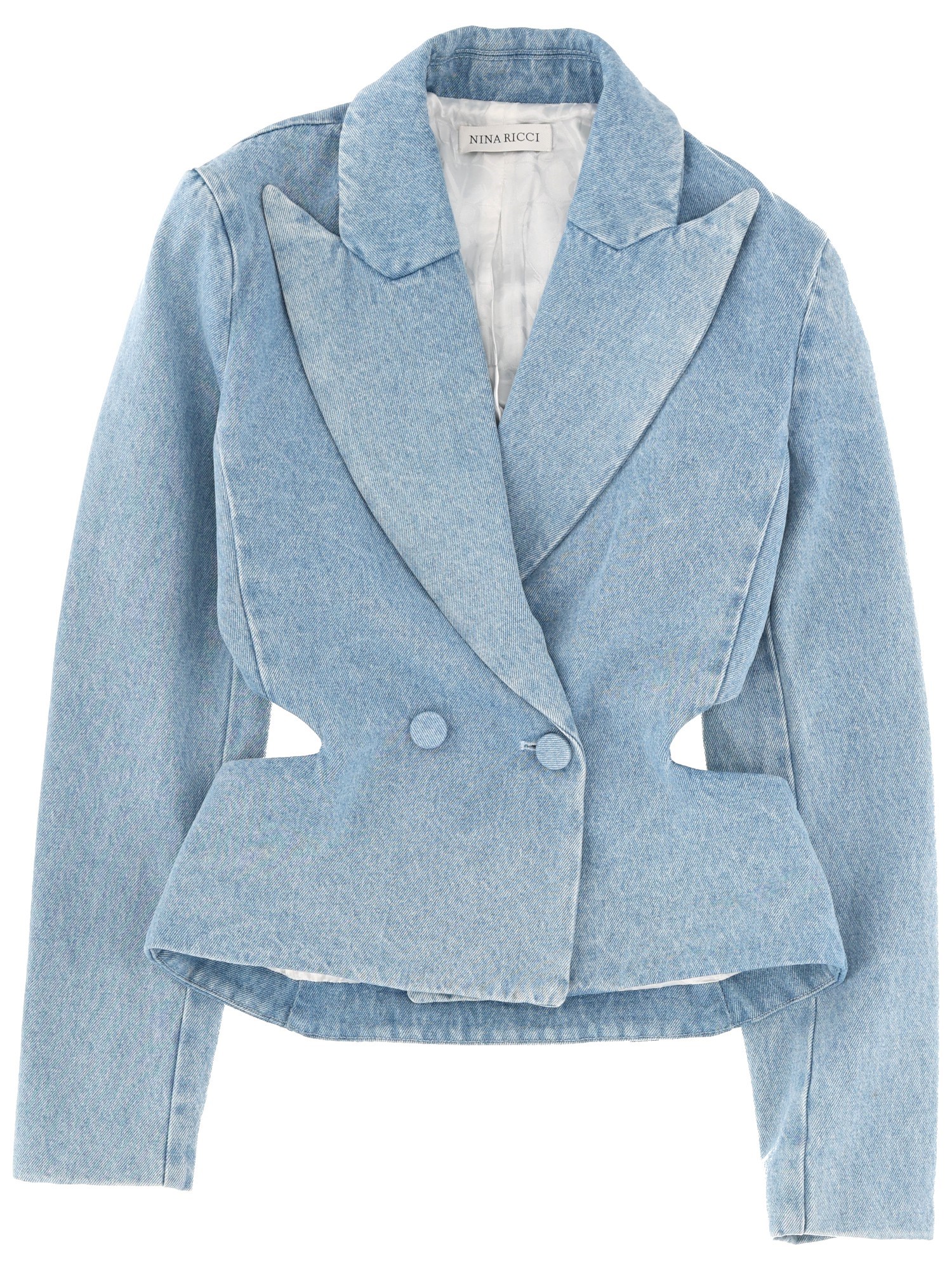 Nina Ricci Jacket With Cut-out In Blue