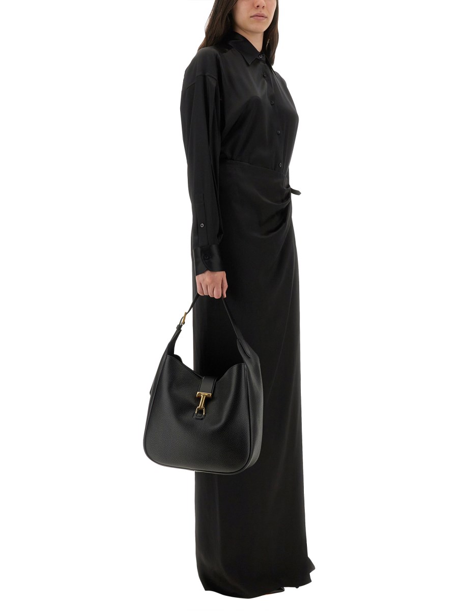 CAMICIA IN RASO DI SETA STRETCH 