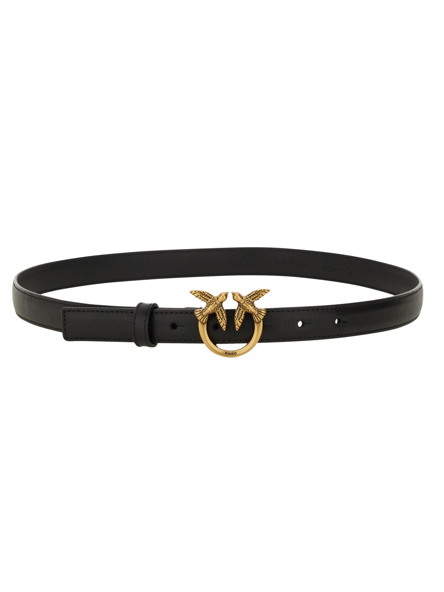 Pinko Love Berry Belt In Gold