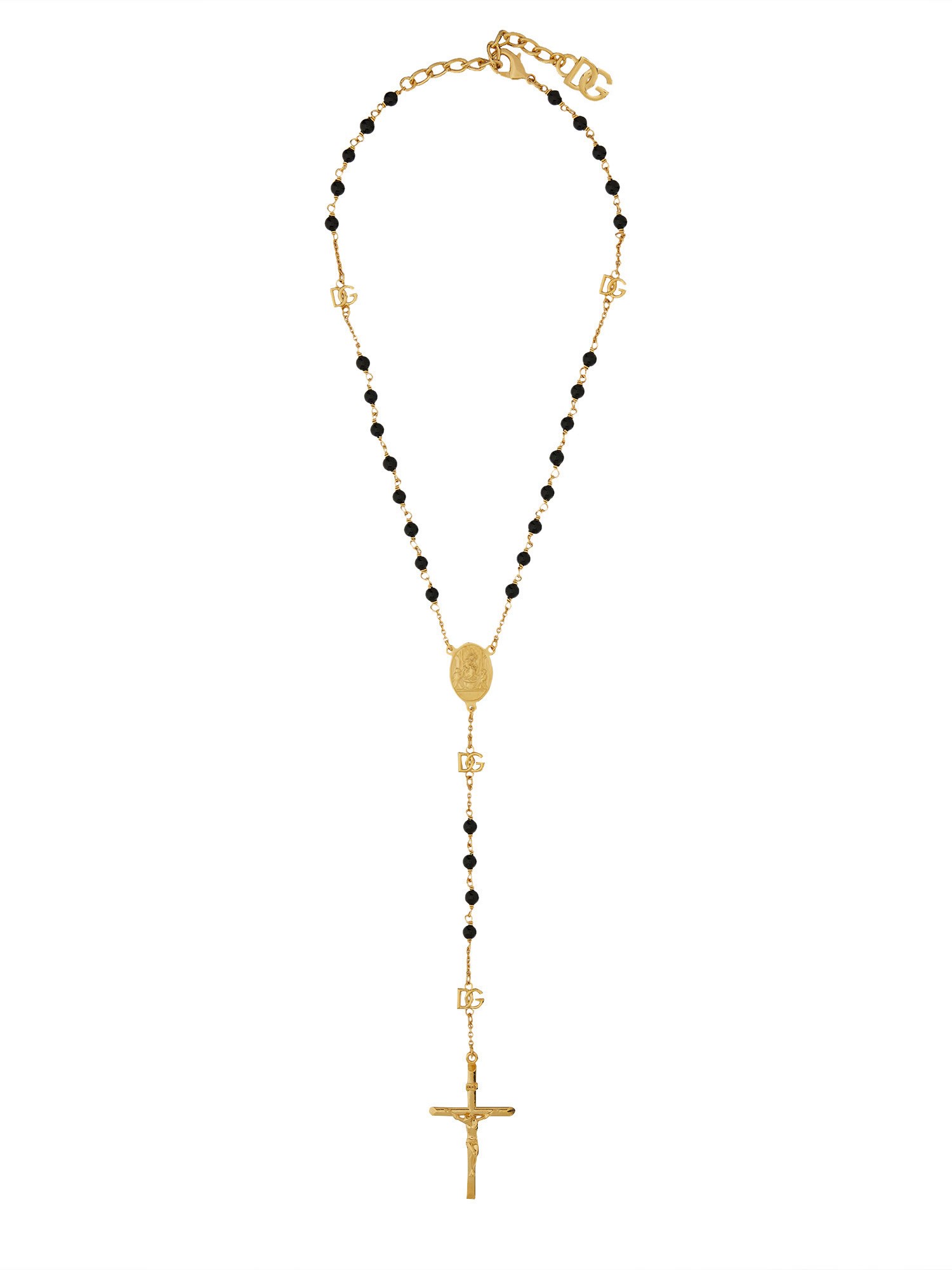 Dolce & Gabbana Rosary-style Necklace In Gold
