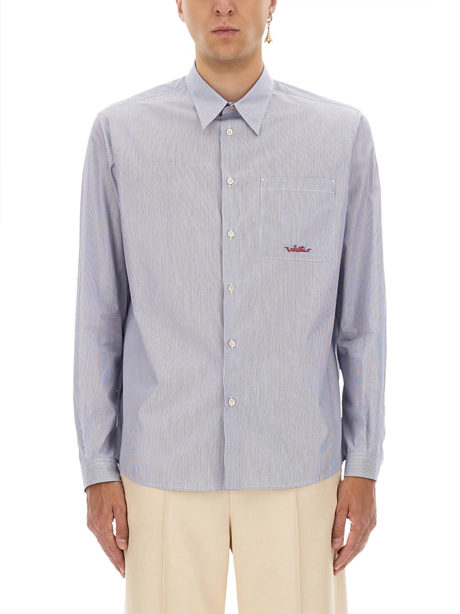 CAMICIA IN COTONE A RIGHE 