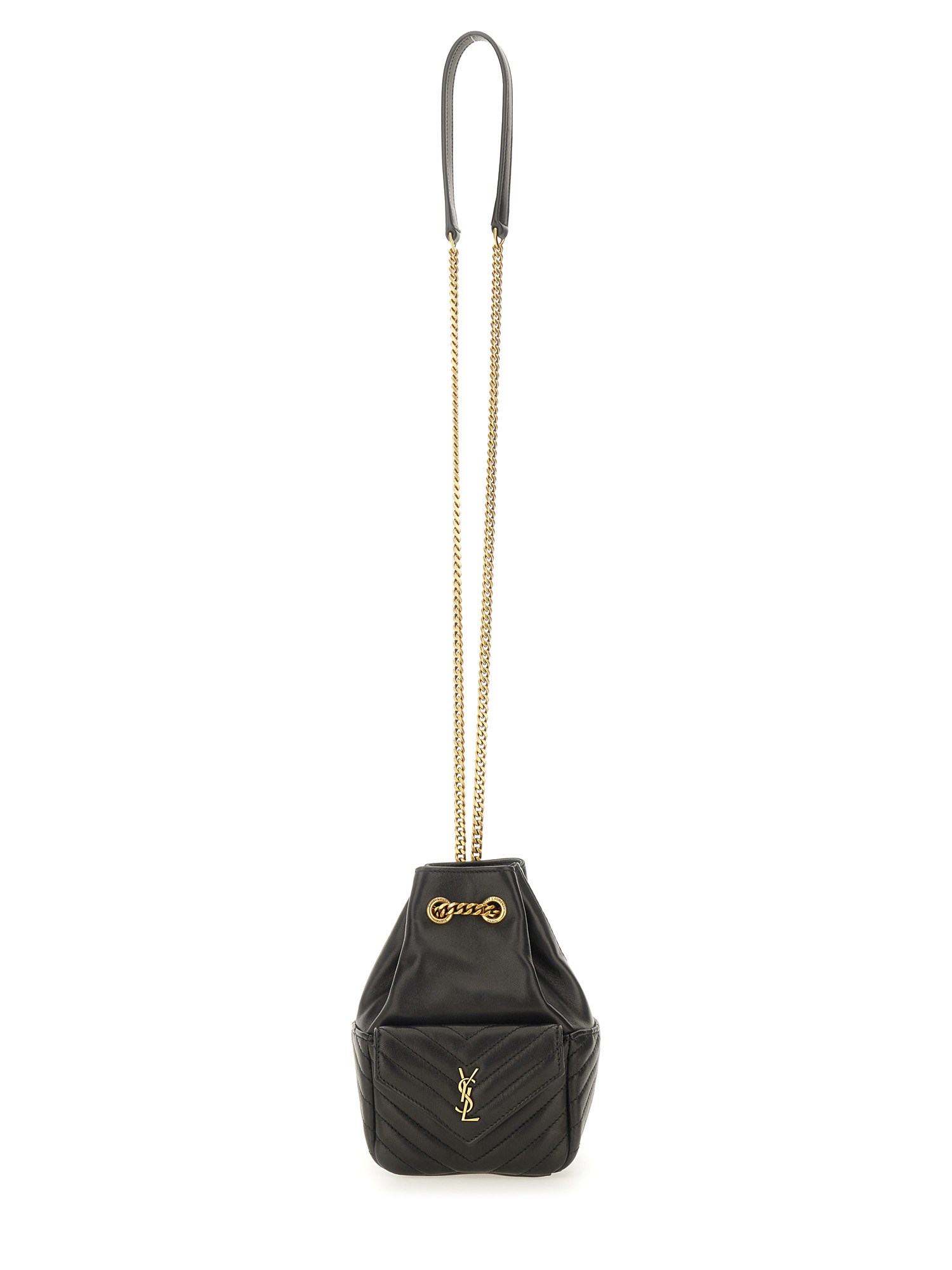 Saint Laurent Dwarf Shoulder Bag In Black