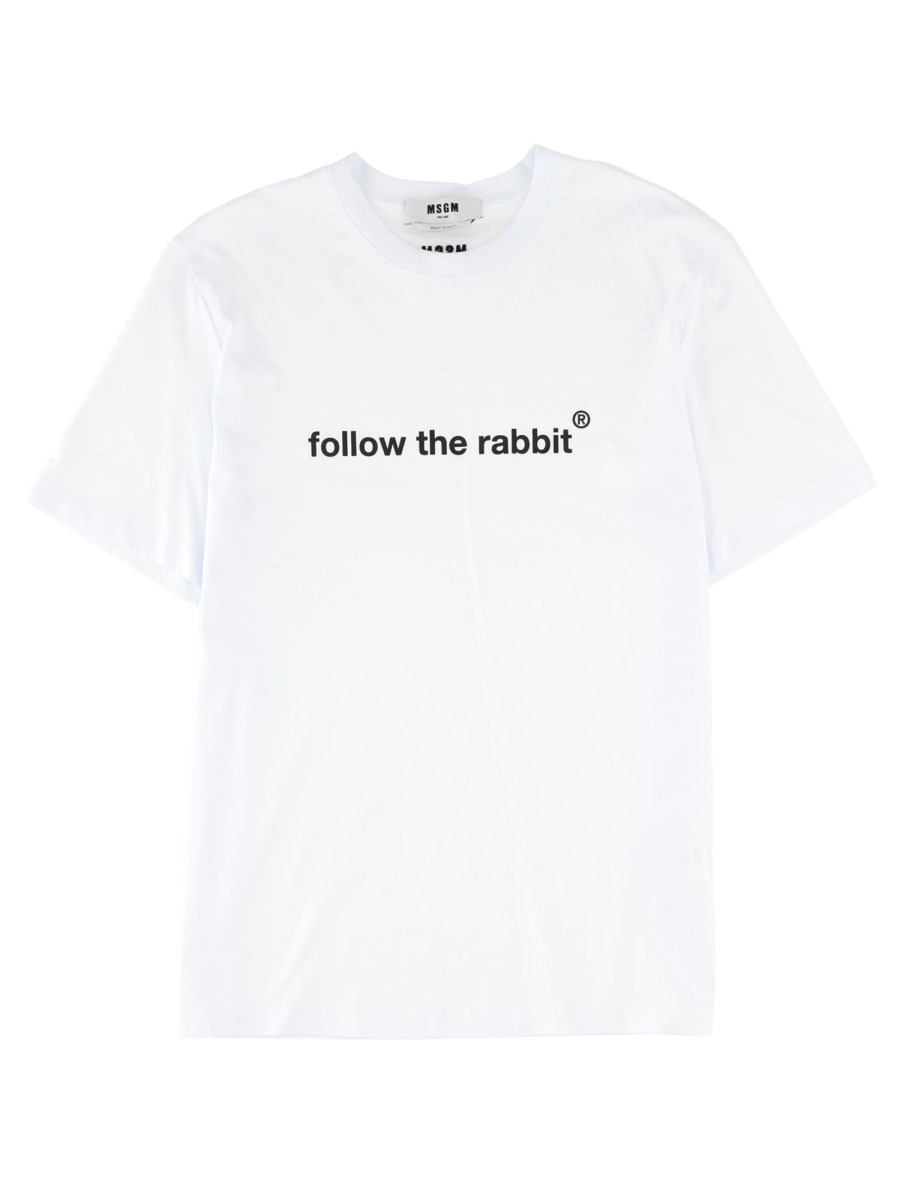 T-SHIRT FOLLOW THE RABBIT