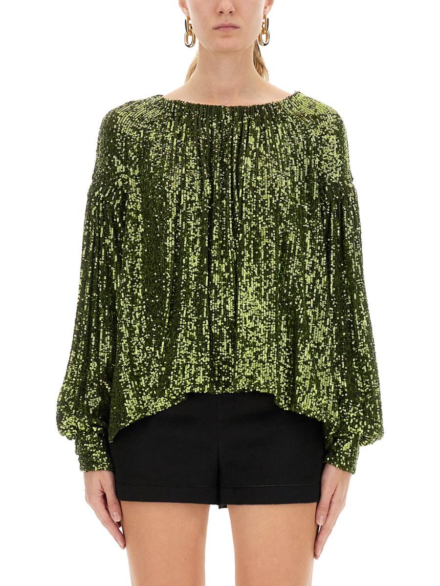 BLUSA IN PAILLETTES