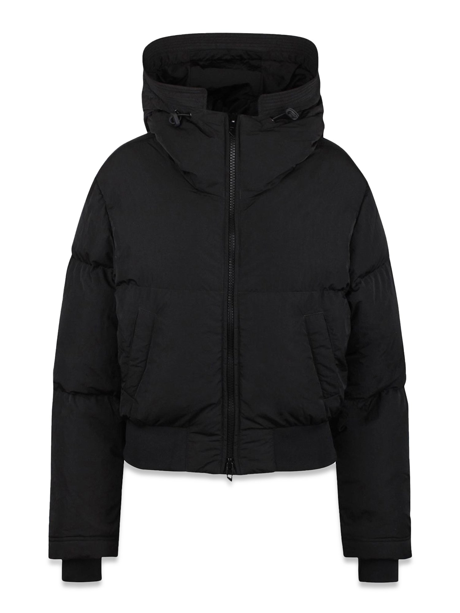 Diesel Down Jacket "w-peyt" In Black