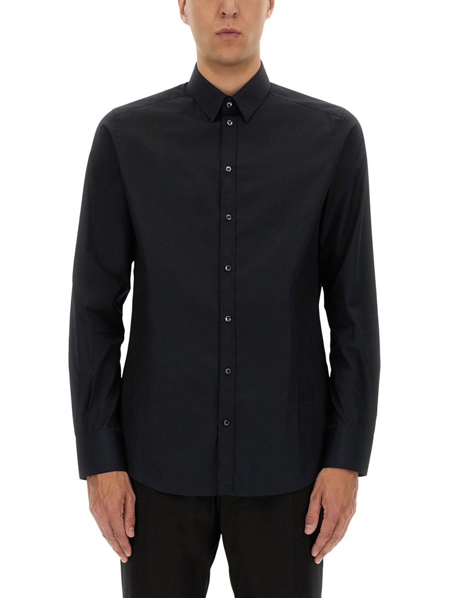 CAMICIA FIT GOLD IN COTONE