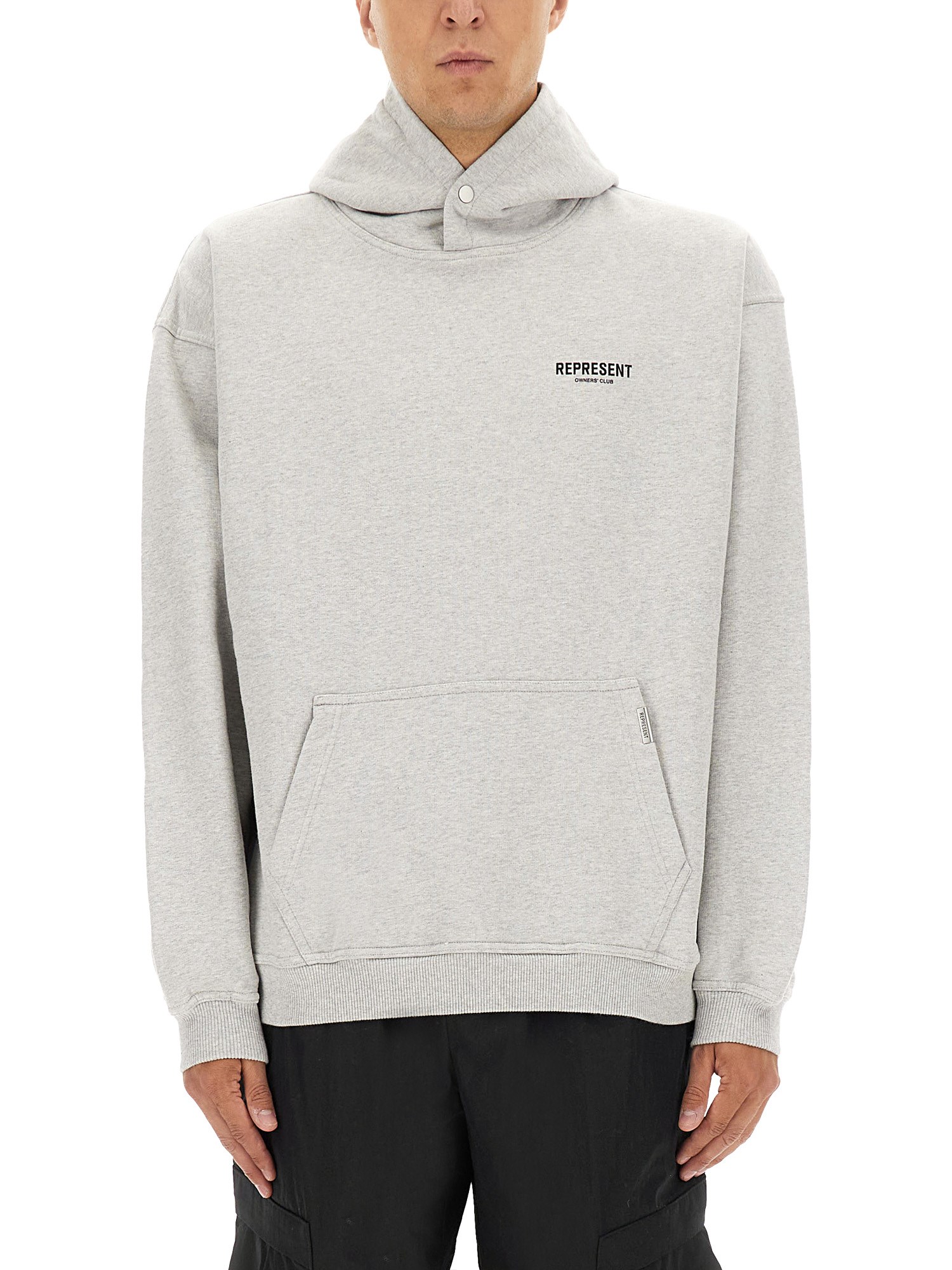 Represent Sweatshirt With Logo In Gray