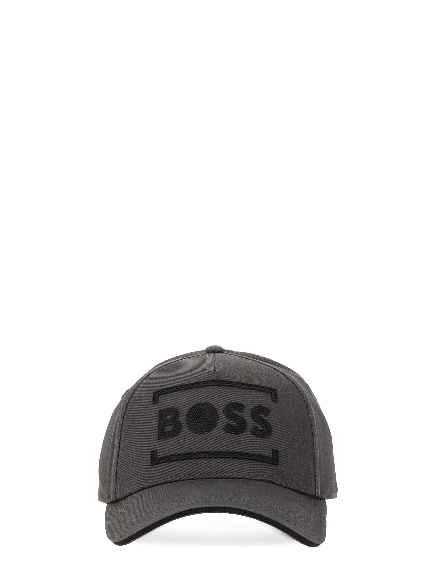 Hugo Boss Baseball Hat With Logo In Gray