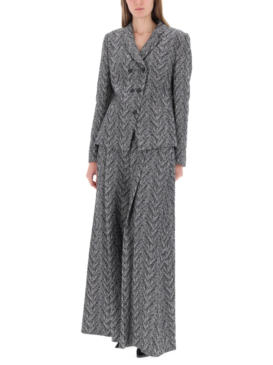 BLAZER IN TWEED A SPINA DI PESCE