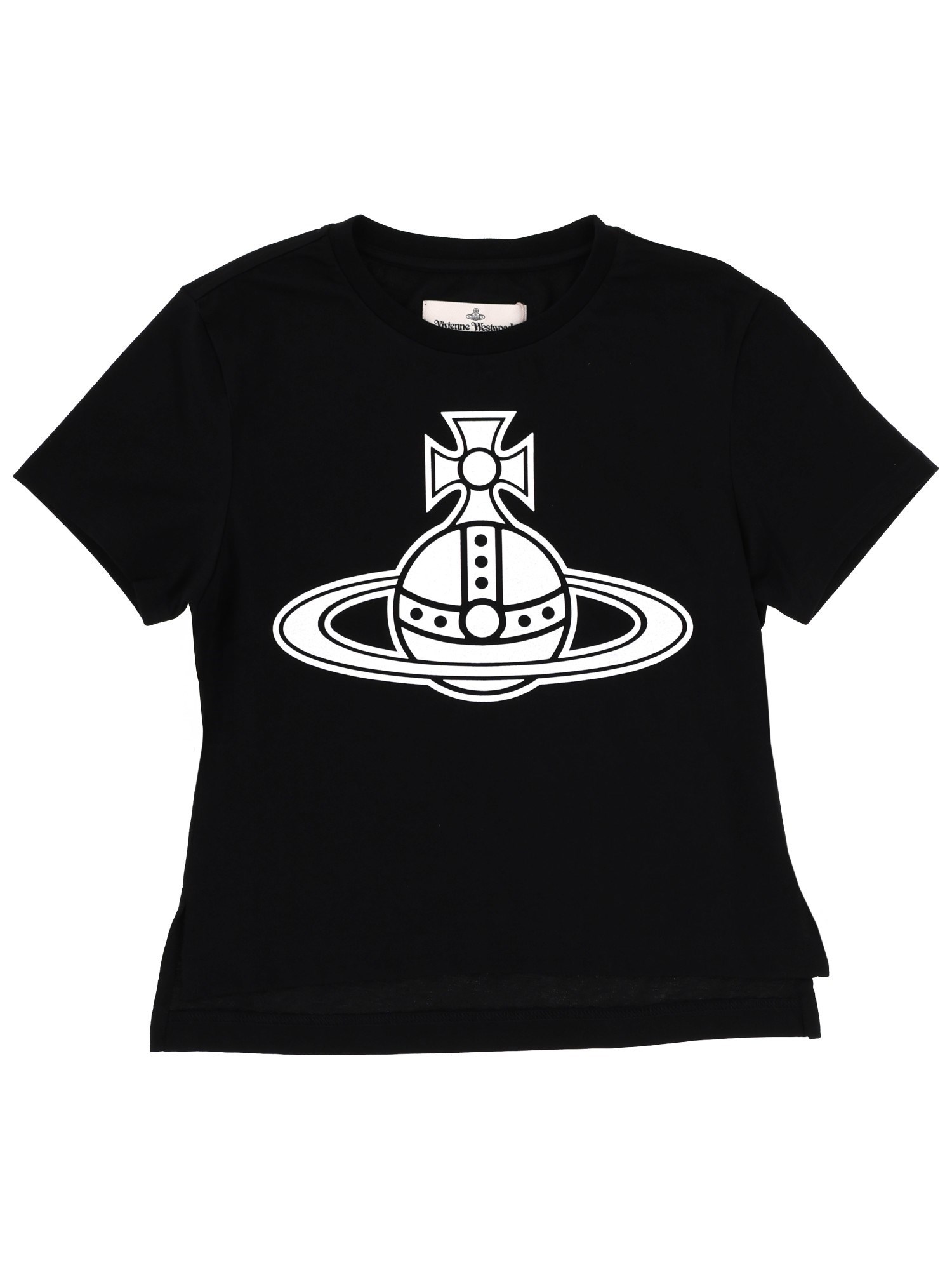 Vivienne Westwood Paris Orb Mini T-shirt In Black