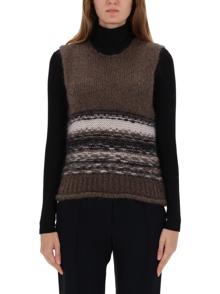GILET IN MOHAIR