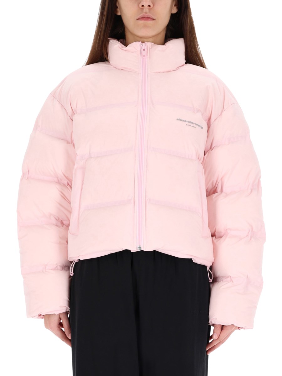 GIACCA CROPPED CON LOGO