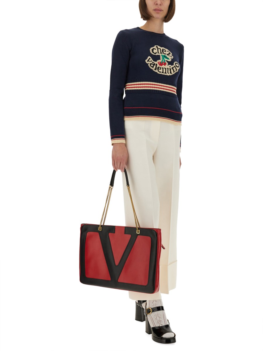 MAGLIA IN COTONE CHEZ VALENTINO