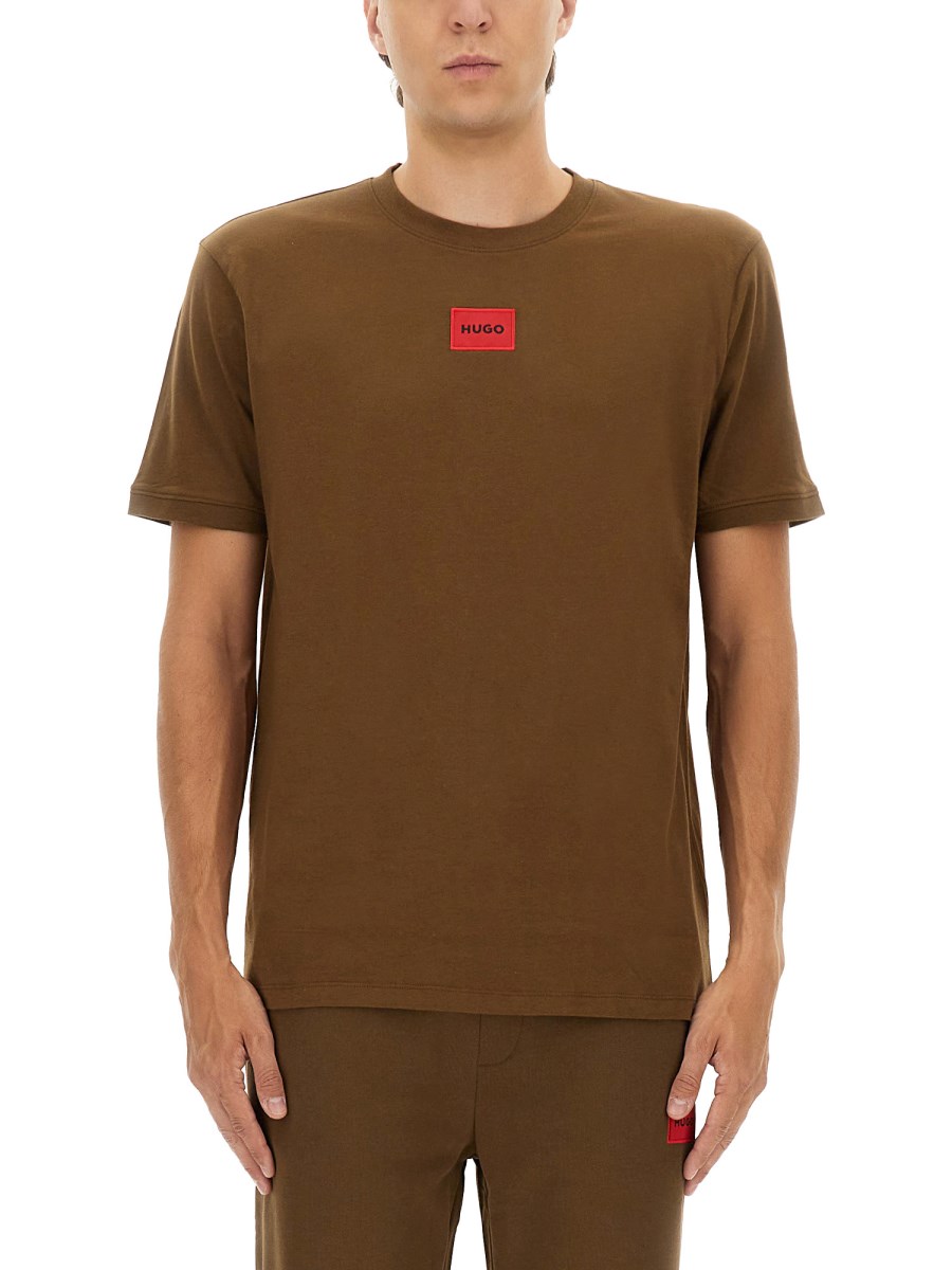 FELPA REGULAR FIT CON ETICHETTA CON LOGO