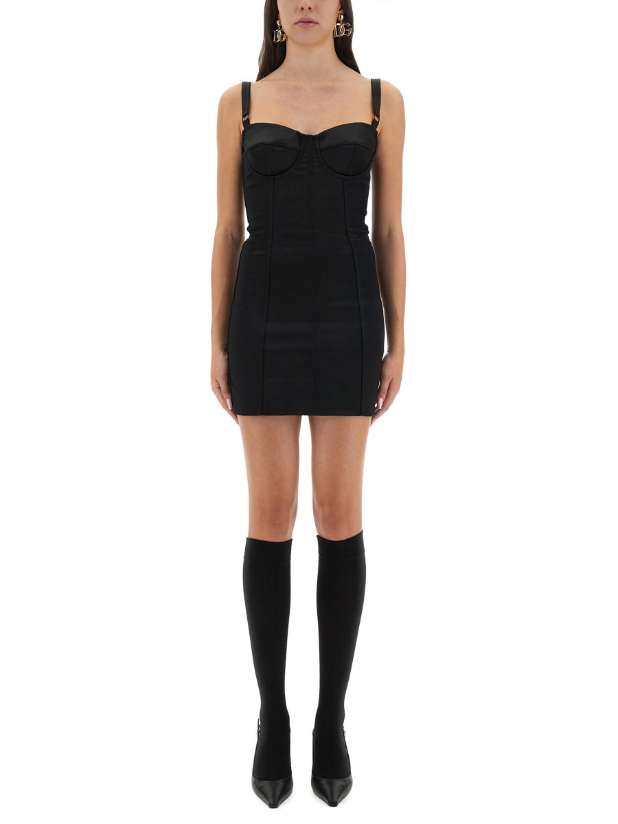 MINI ABITO A BUSTIER