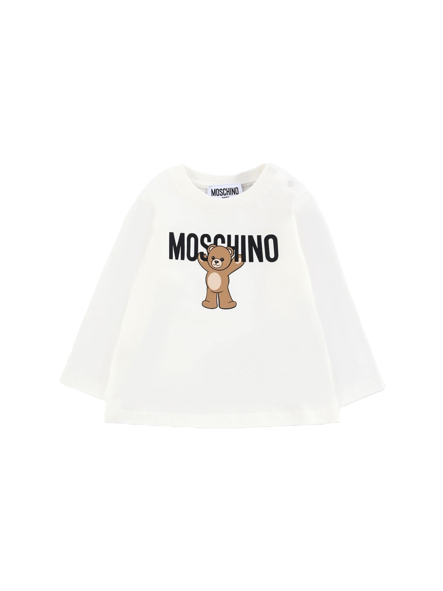 moschino jersey with logo