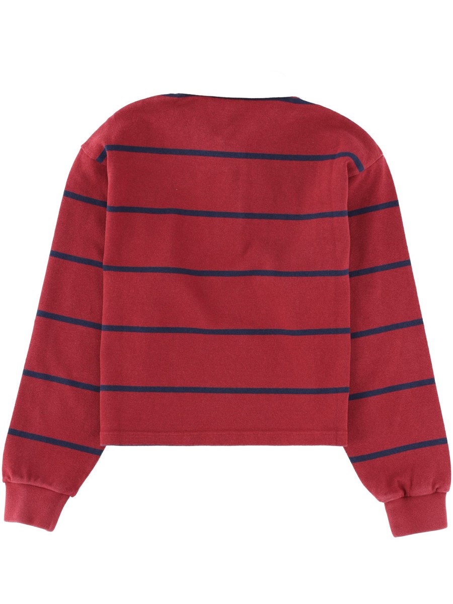 POLO A RIGHE CON LOGO