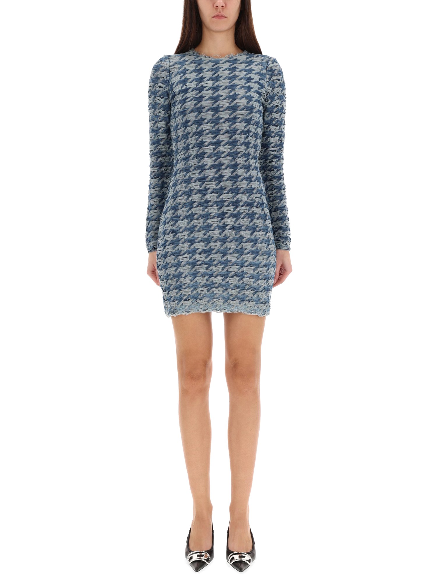 Diesel "m-halma" Dress In Blue