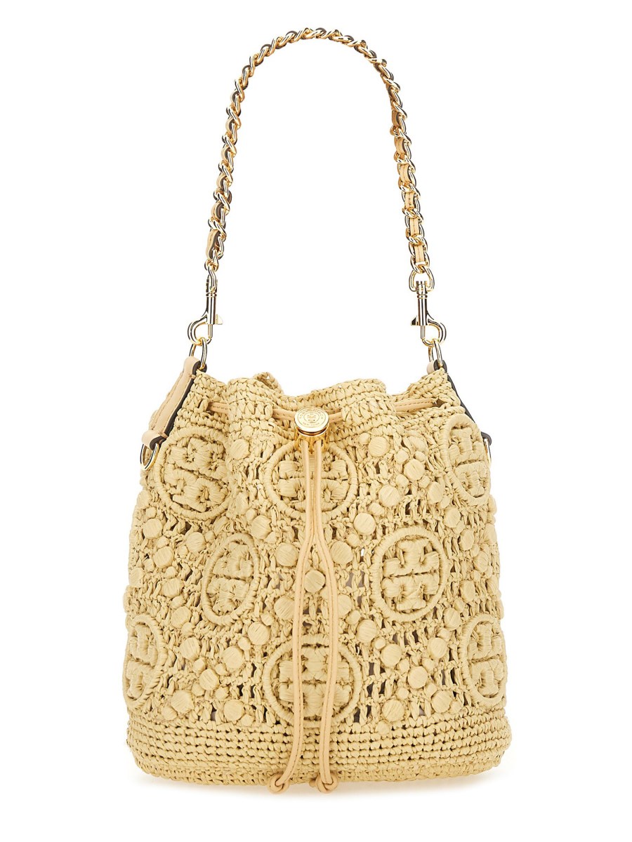 BORSA BUCKET CON T MONOGRAM