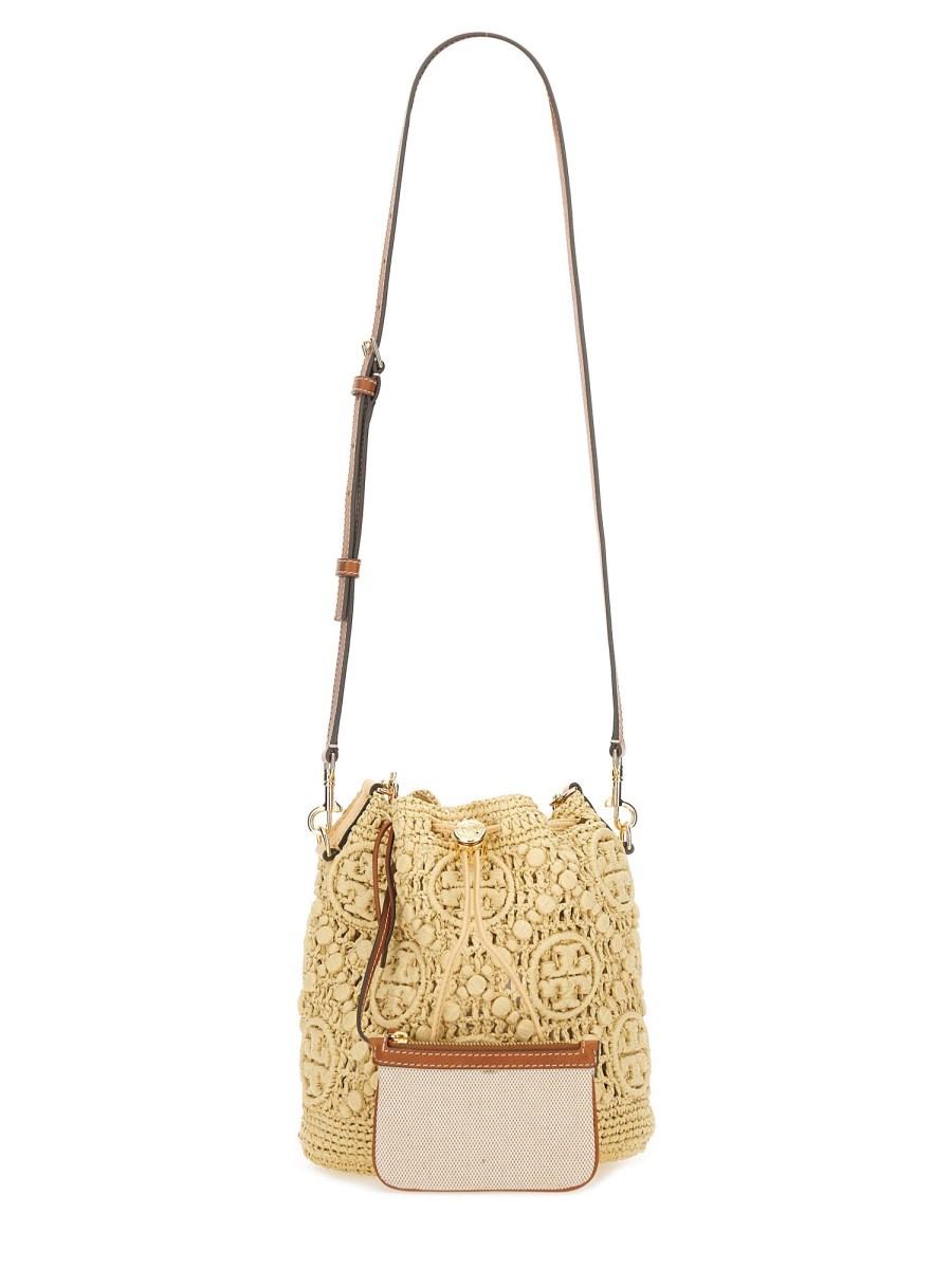 BORSA BUCKET CON T MONOGRAM
