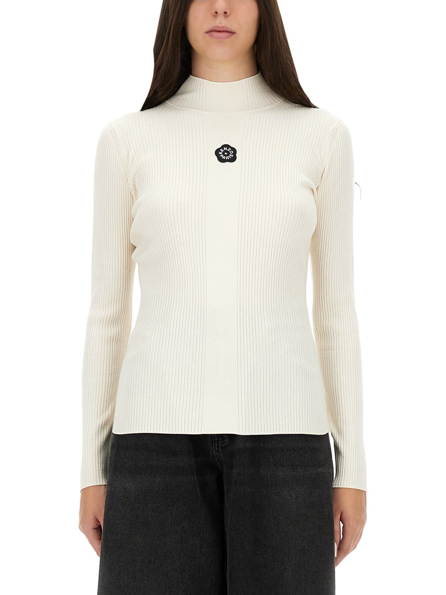 MAGLIA CON RICAMO BOKE FLOWER 2.0