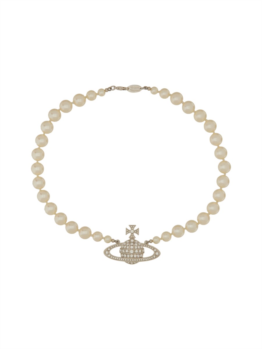 CHOKER DI PERLE CON BASSORILIEVO ORB