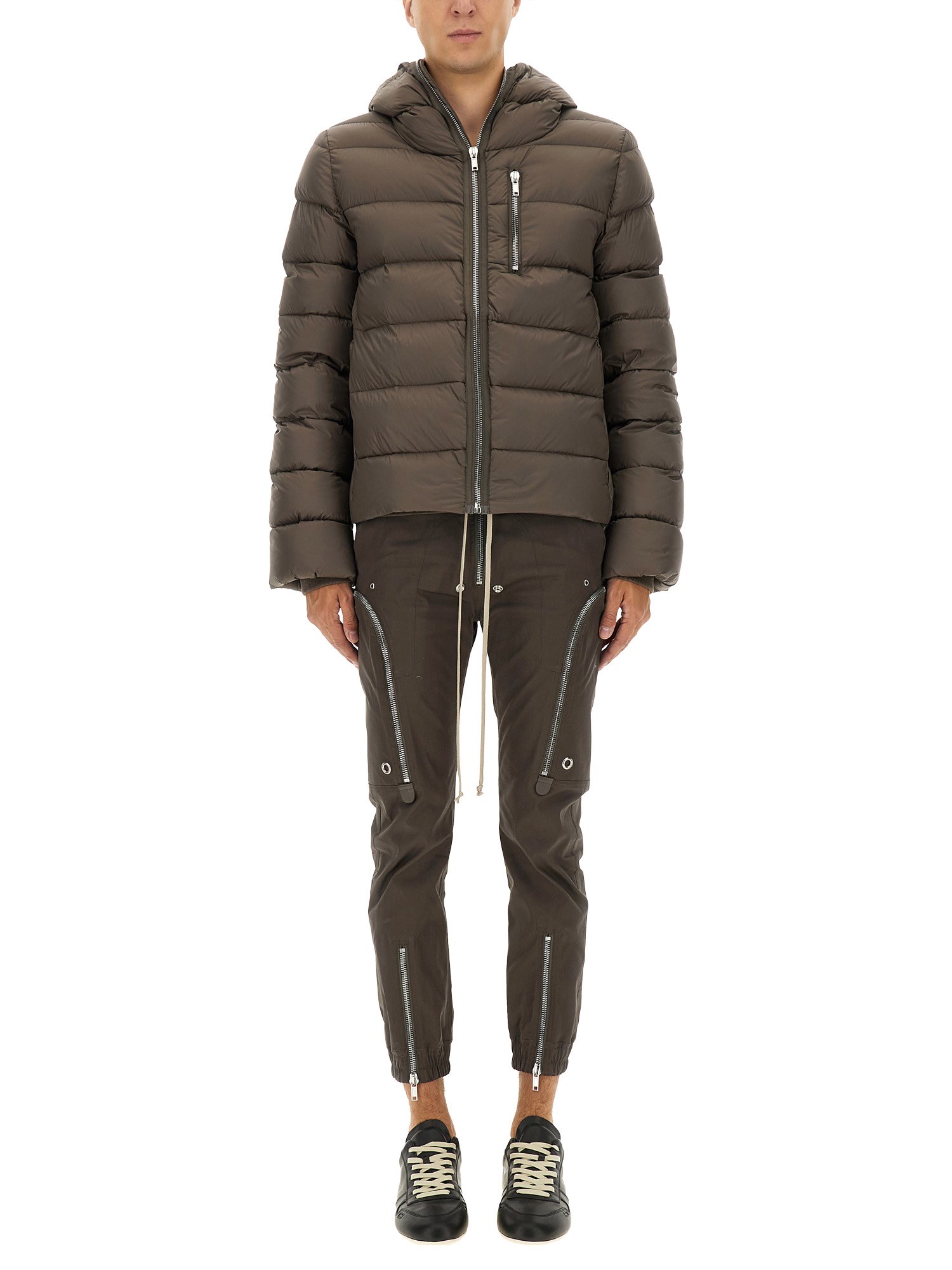 Rick Owens Down Jacket "gimp" In Brown