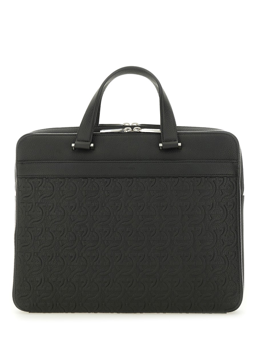 BORSA DA LAVORO CON GOFFATURA