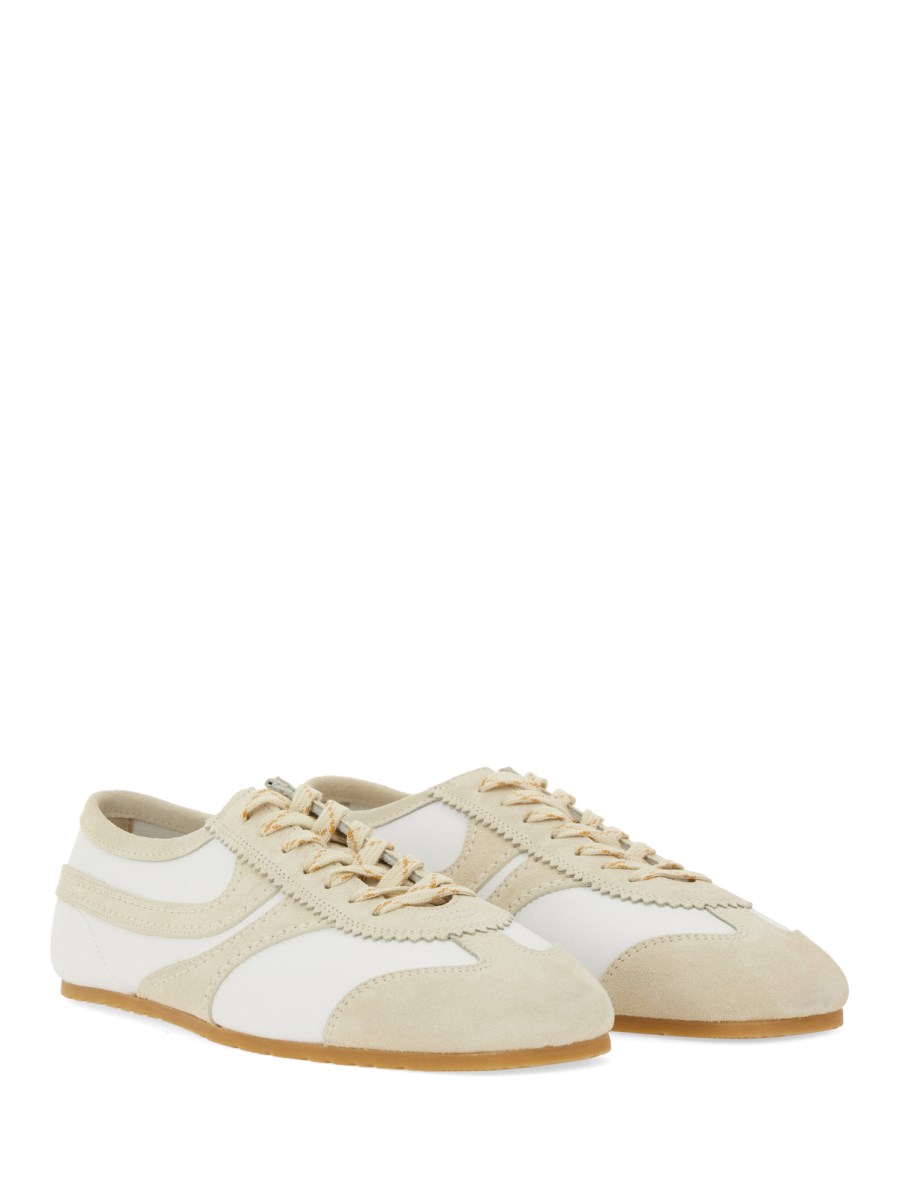 SNEAKER IN PELLE E SUEDE