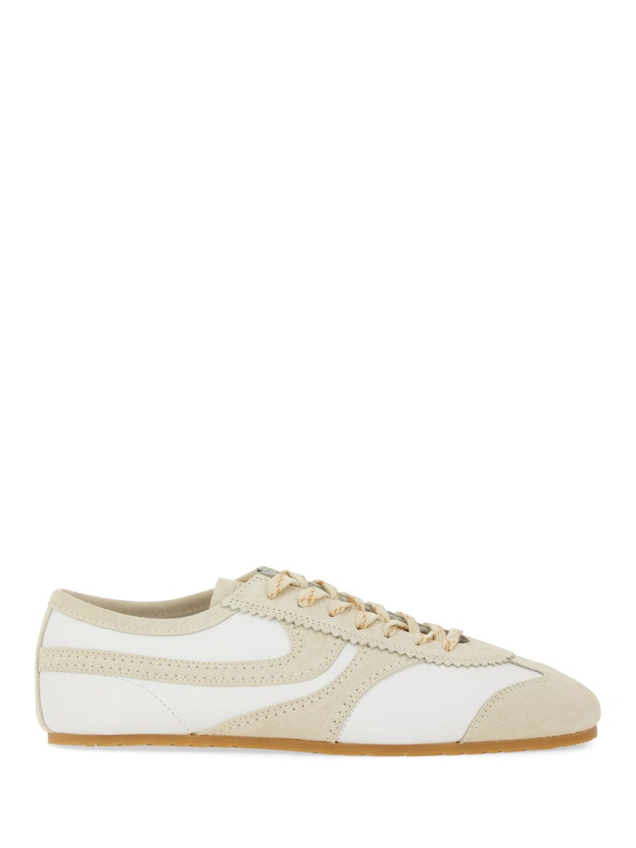 SNEAKER IN PELLE E SUEDE